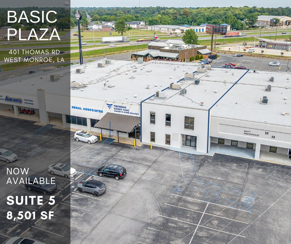 401 Thomas Rd, West Monroe, LA for lease Building Photo- Image 1 of 30