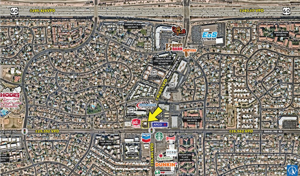 NWC Alma School Rd & Baseline Rd, Mesa, AZ à louer - Photo du bâtiment - Image 3 de 4