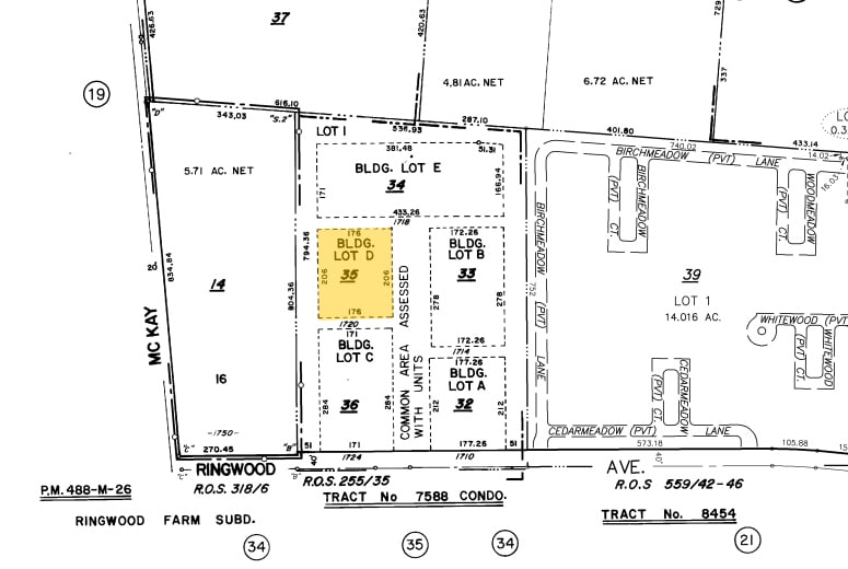 1720-1722 Ringwood Ave, San Jose, CA for lease - Plat Map - Image 2 of 4