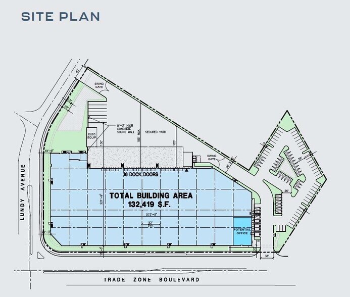 2275 Trade Zone Blvd, San Jose, CA à louer - Plan de site - Image 2 de 2