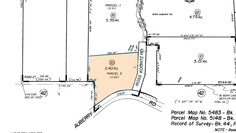 29369 Auberry Rd, Prather, CA for lease - Plat Map - Image 2 of 2