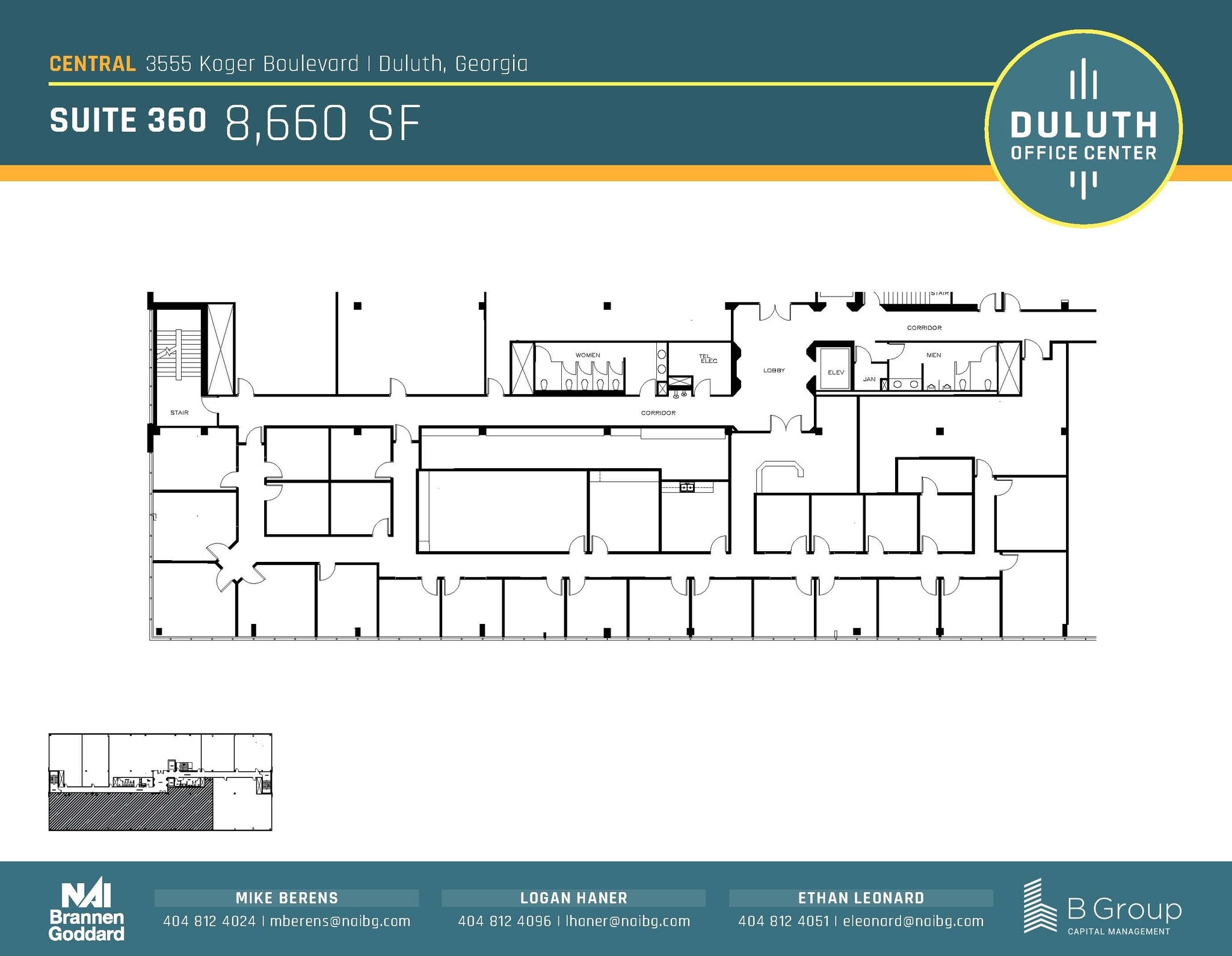 3505 Koger Blvd, Duluth, GA à louer Plan d’étage- Image 1 de 1
