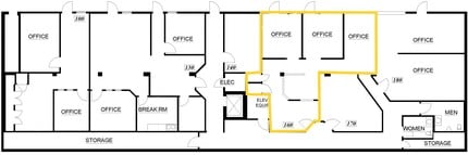 8101 Boat Club Rd, Fort Worth, TX for lease Floor Plan- Image 1 of 9