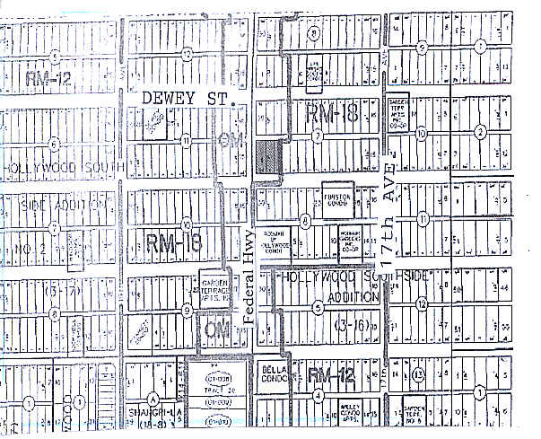 1050 N Federal Hwy, Hollywood, FL à vendre - Plan cadastral - Image 2 de 4