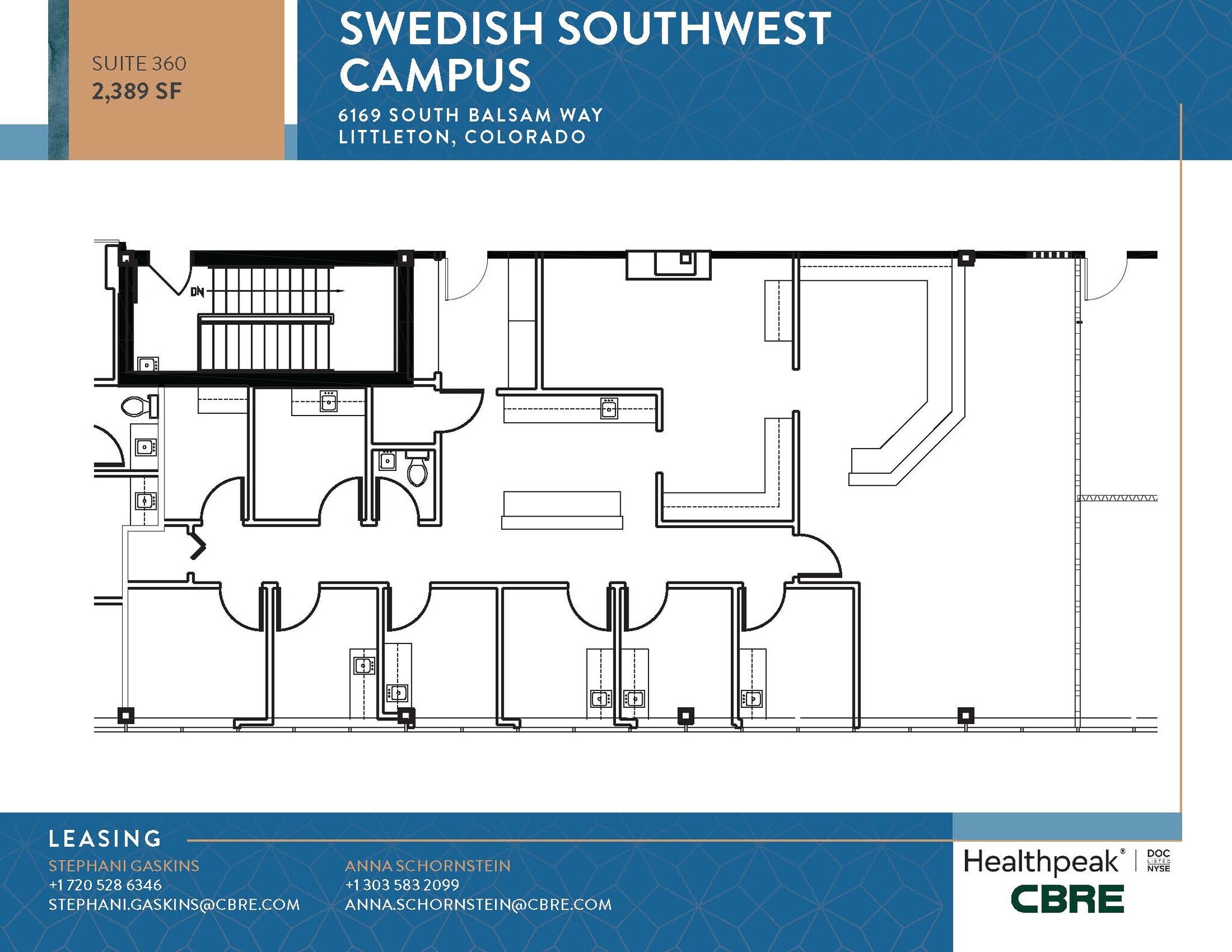 6179 S Balsam Way, Littleton, CO for lease Floor Plan- Image 1 of 2