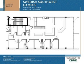 6179 S Balsam Way, Littleton, CO for lease Floor Plan- Image 1 of 2