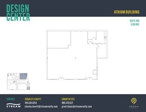 127 W Worthington Ave, Charlotte, NC à louer Plan d’étage- Image 1 de 1