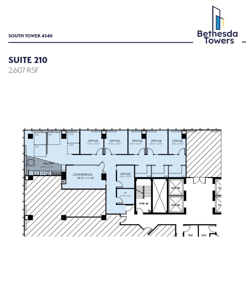4340 East-West Hwy, Bethesda, MD for lease Floor Plan- Image 1 of 1