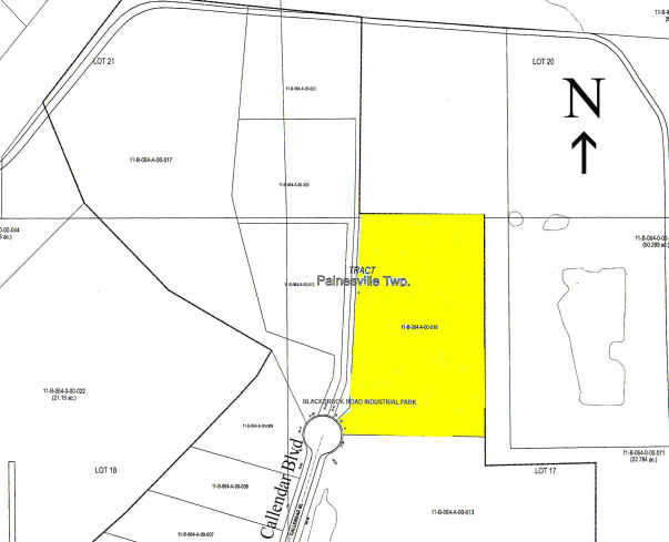 892 Callendar Blvd, Painesville, OH à louer - Plan cadastral - Image 3 de 3