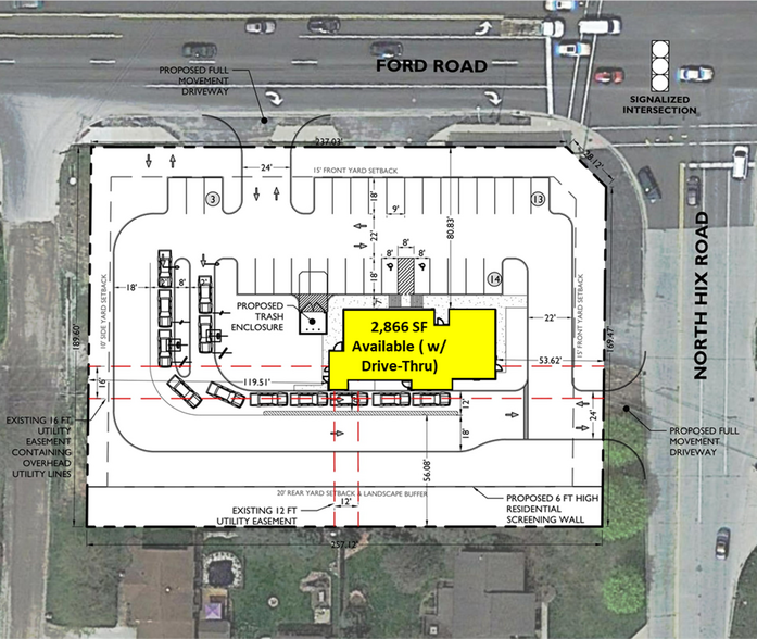 38411 Ford Rd, Westland, MI for sale - Site Plan - Image 2 of 2