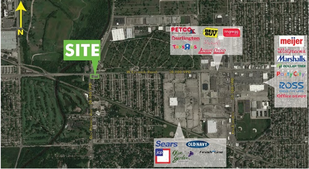 7929 W Cermak Rd, North Riverside, IL à louer - Aérien - Image 3 de 19