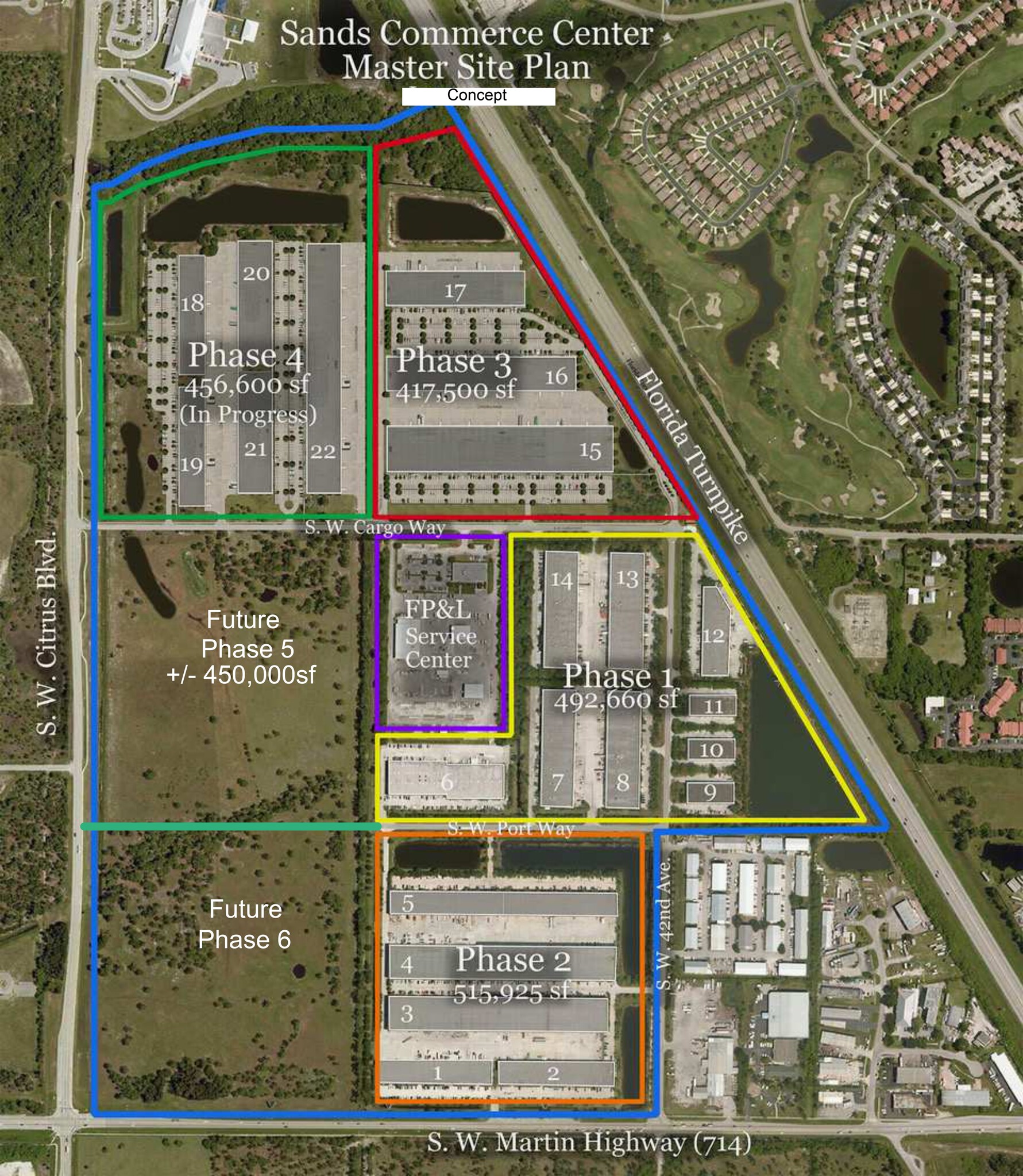 4715 Port Way, Palm City, FL à louer Plan de site- Image 1 de 3