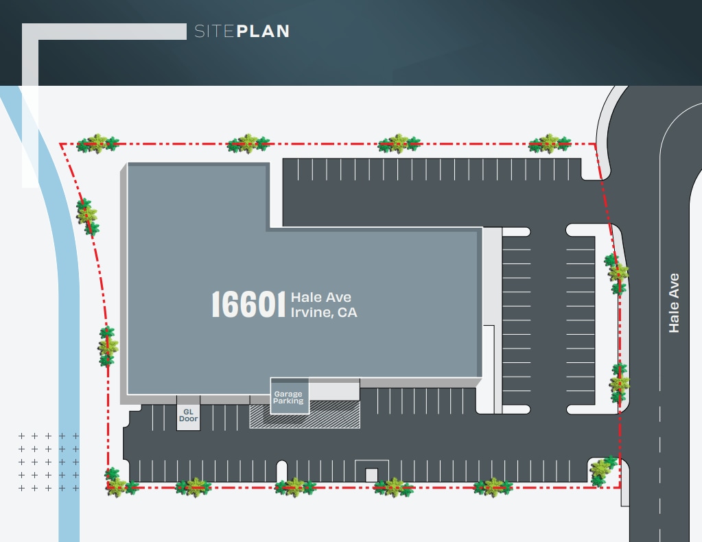 16601 Hale Ave, Irvine, CA for lease Site Plan- Image 1 of 2