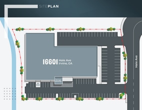 16601 Hale Ave, Irvine, CA for lease Site Plan- Image 1 of 2