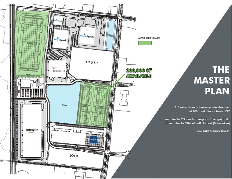 1550 S Waukegan Rd, Waukegan, IL à vendre - Plan de site - Image 1 de 1