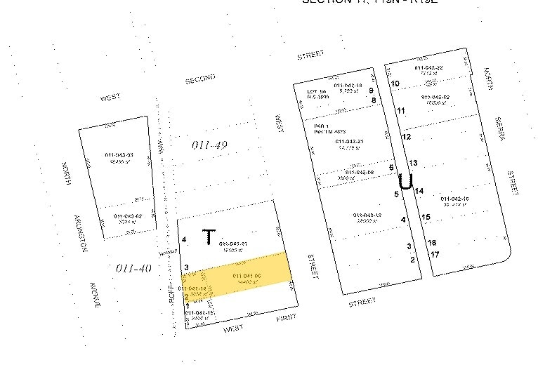 121 West St, Reno, NV à vendre - Plan cadastral - Image 2 de 7