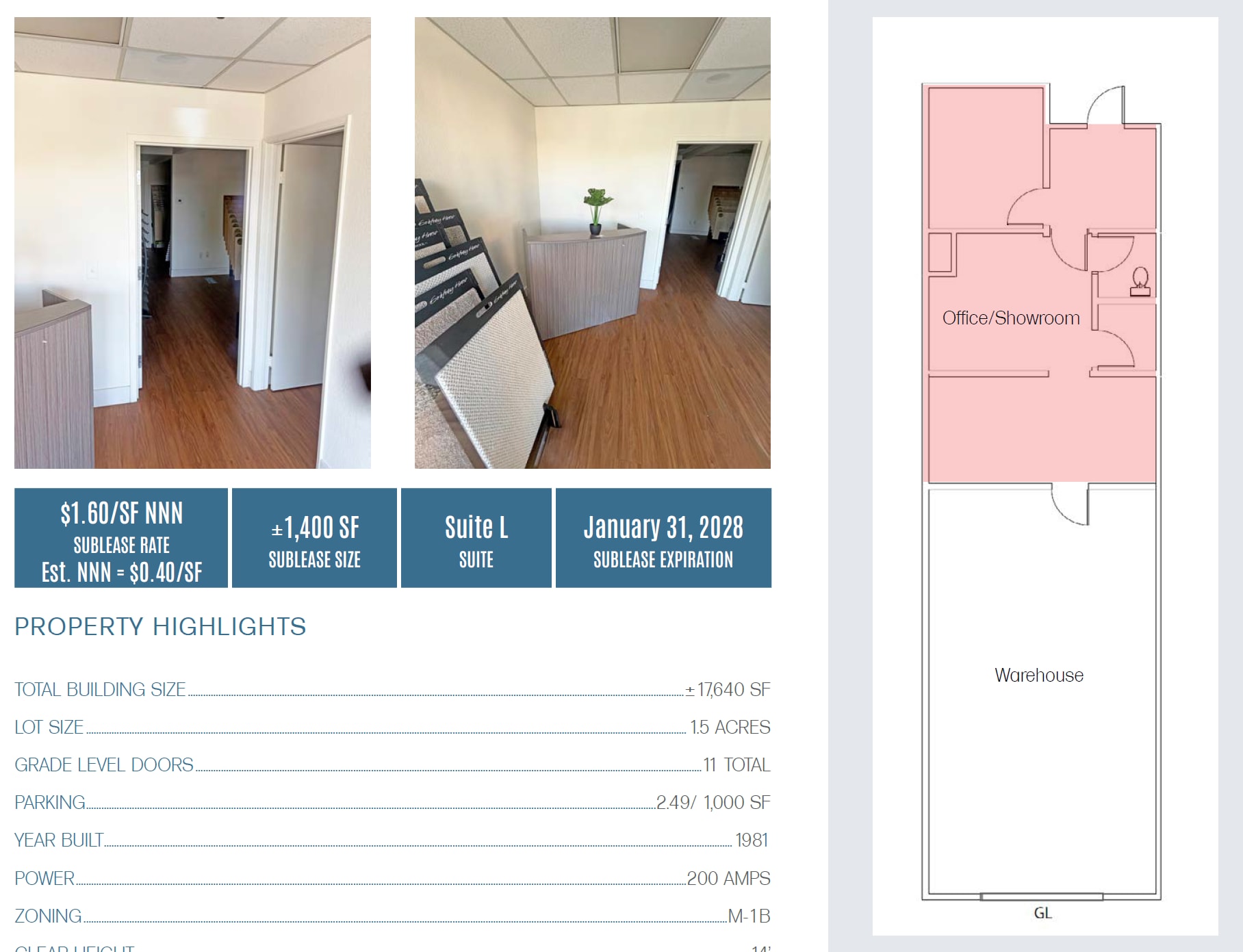 9373 Activity Rd, San Diego, CA à louer Plan d’étage- Image 1 de 1