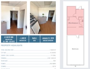 9373 Activity Rd, San Diego, CA à louer Plan d’étage- Image 1 de 1