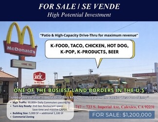 More details for 717-723 S Imperial Ave, Calexico, CA - Retail for Sale