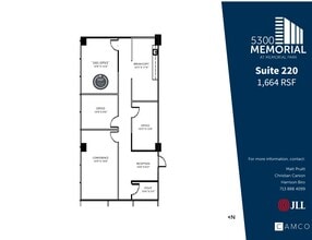 5300 Memorial Dr, Houston, TX à louer Plan d’étage- Image 1 de 1