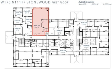 W175N11081 Stonewood Dr, Germantown, WI à louer Plan d’étage- Image 1 de 1