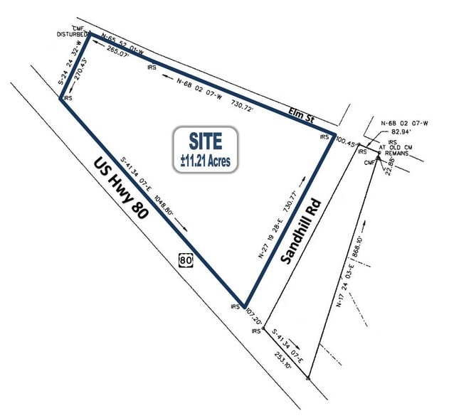 166 US 80, Guyton, GA à vendre - Plan cadastral - Image 3 de 10