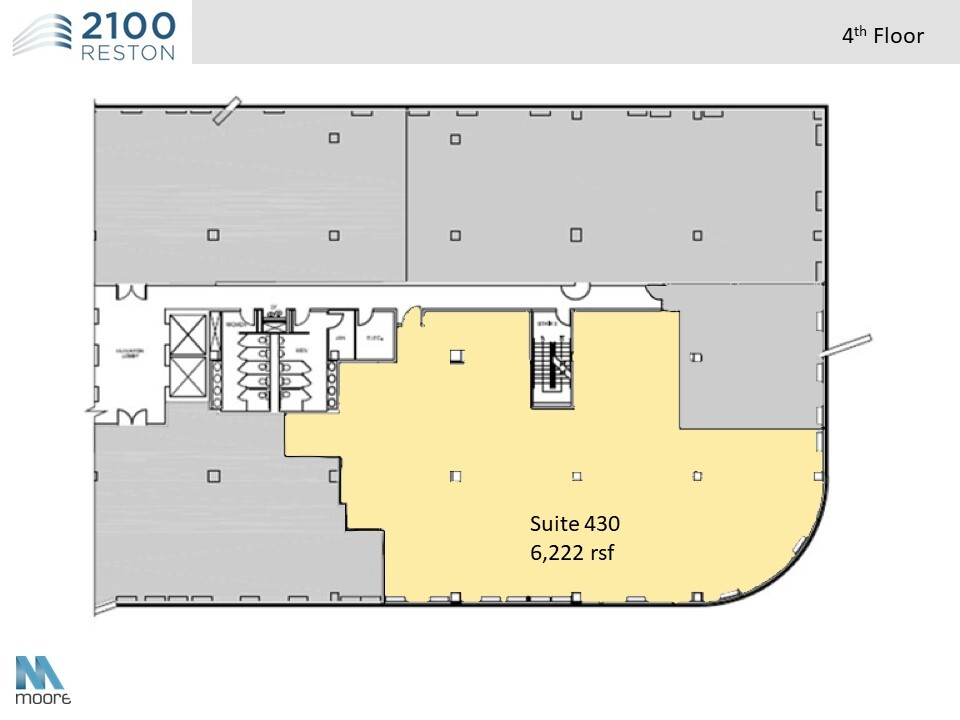 2100 Reston Pkwy, Reston, VA à louer Plan d  tage- Image 1 de 2