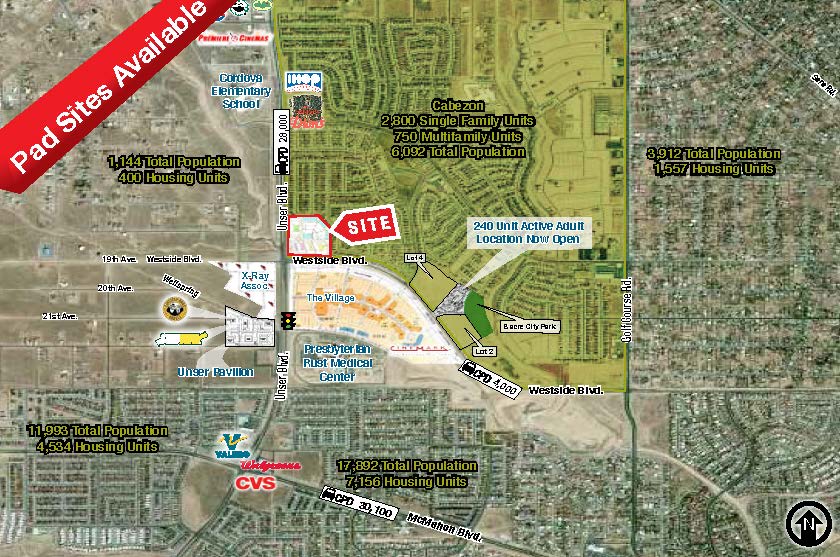 NEC Westside Blvd. & Unser Blvd, Rio Rancho, NM à louer Photo principale- Image 1 de 23