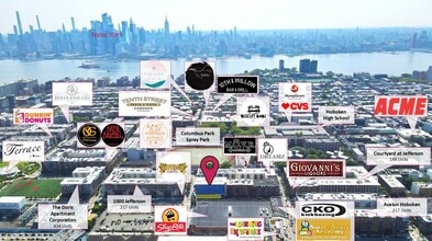 921 Madison St, Hoboken, NJ - AERIAL  map view - Image1