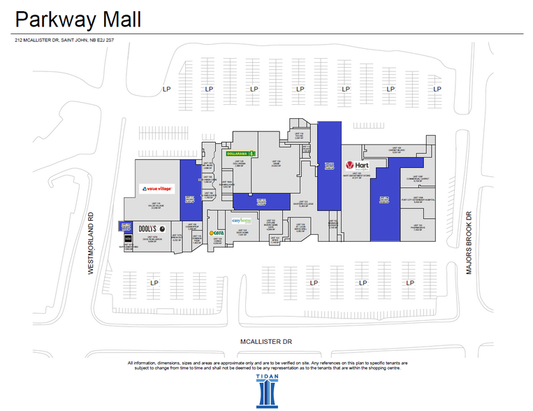 212 Mcallister Dr, Saint John, NB à louer - Plan de site - Image 2 de 2