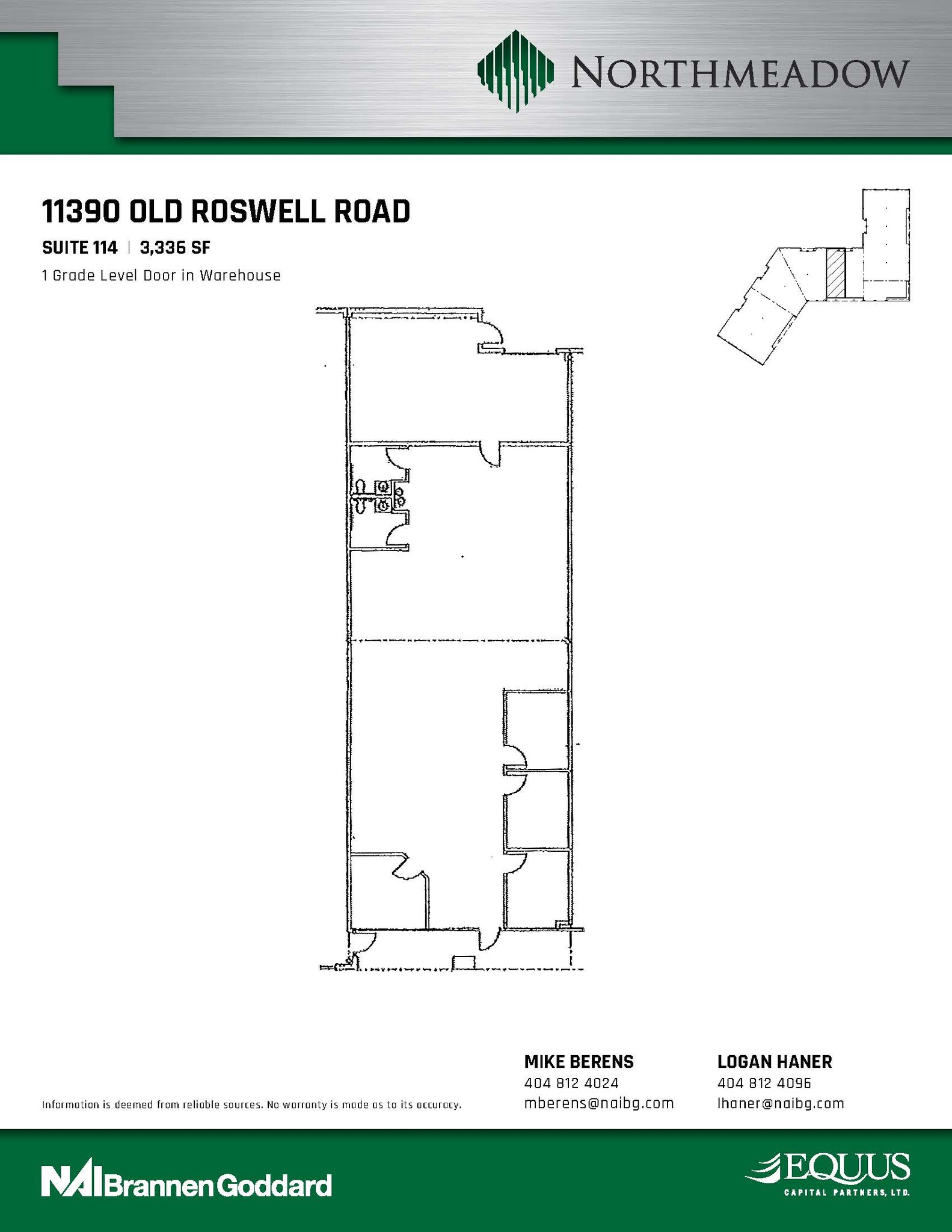 11390 Old Roswell Rd, Alpharetta, GA à louer Plan d  tage- Image 1 de 1