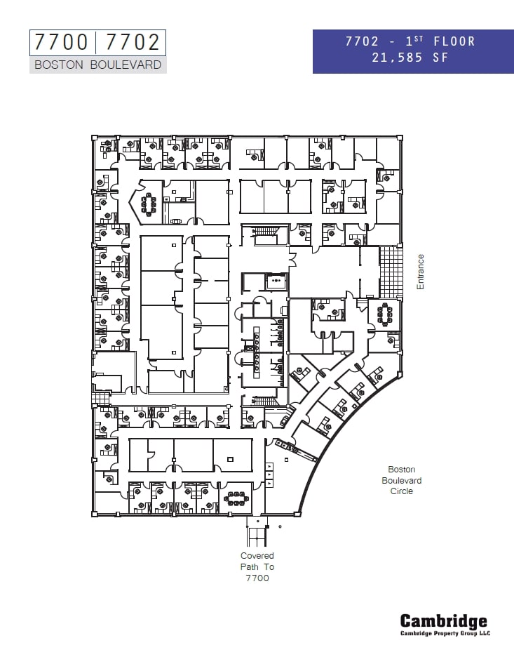 7375 Boston Blvd, Springfield, VA for lease Floor Plan- Image 1 of 1