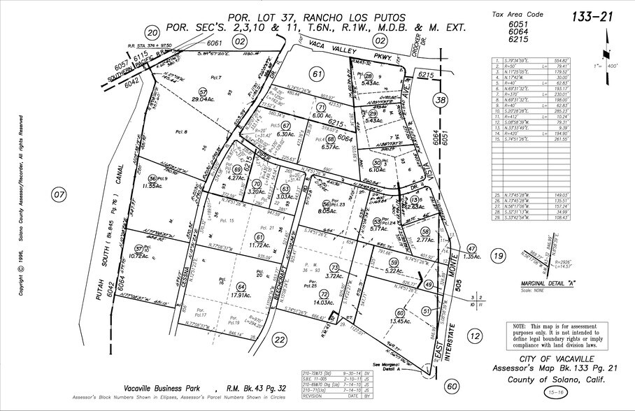 2041 Cessna Dr, Vacaville, CA for lease - Plat Map - Image 2 of 8