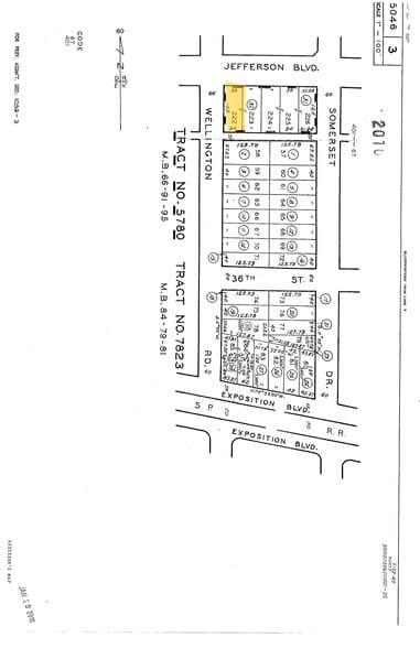 3816-3822 W Jefferson Blvd, Los Angeles, CA à louer - Plan cadastral - Image 2 de 16