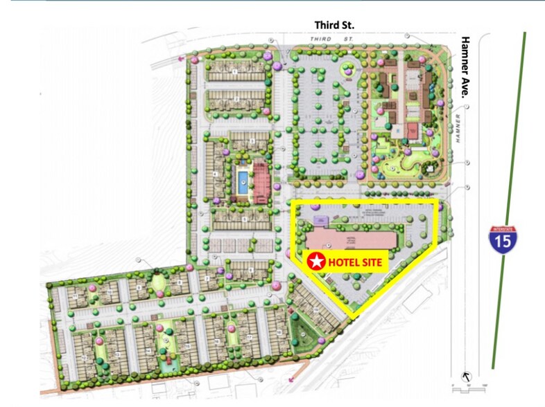 2300 Hamner Avenue St, Norco, CA à vendre - Plan de site - Image 1 de 2