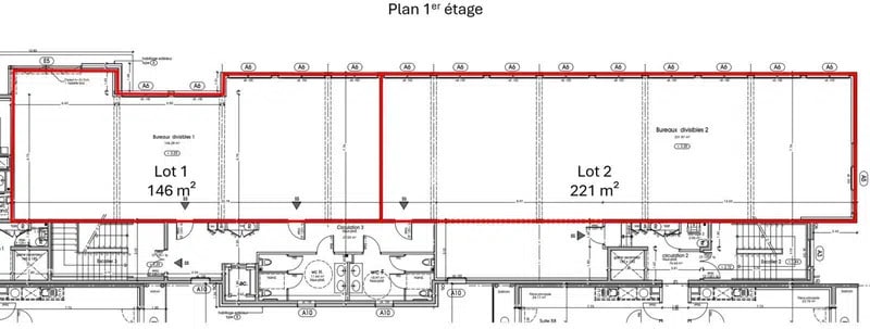 Office in Saint-Michel-sur-Orge for lease Floor Plan- Image 1 of 4