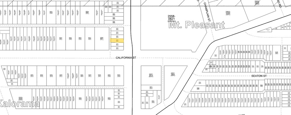 2104 18th St NW, Washington, DC à louer - Plan cadastral - Image 2 de 46