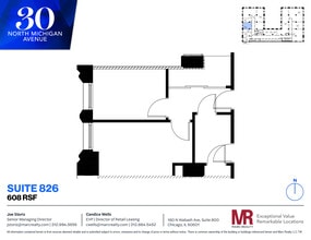 30 N Michigan Ave, Chicago, IL for lease Floor Plan- Image 1 of 3