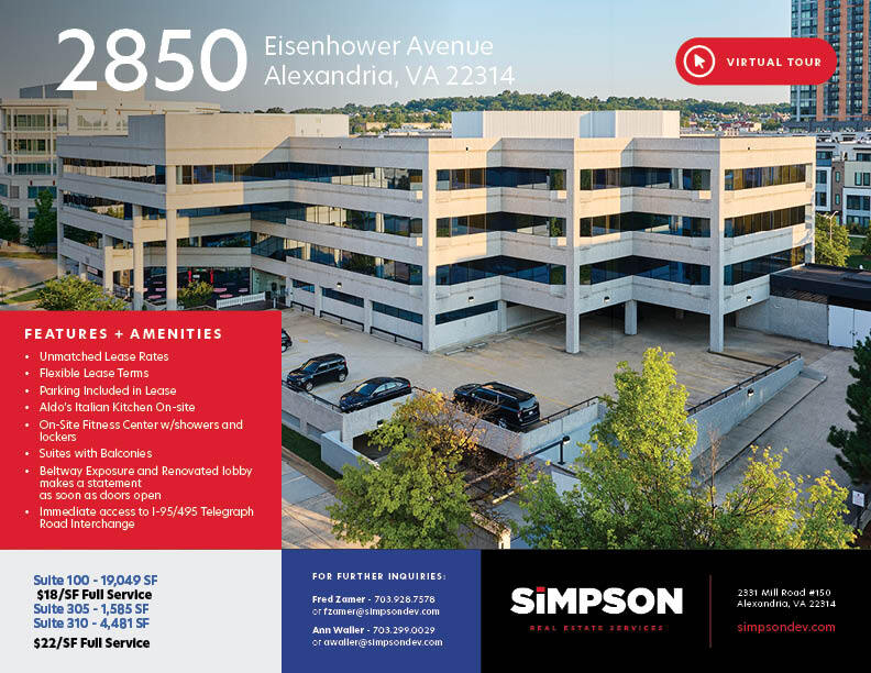 2850 Eisenhower Ave, Alexandria, VA for lease Building Photo- Image 1 of 11