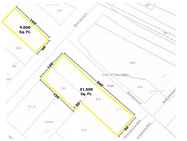 300 N Dickason Blvd & 130 W Church St, Columbus, WI à vendre - Aérien - Image 2 de 4