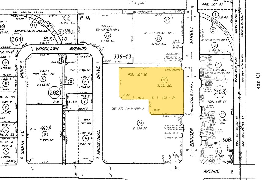 1432 Edinger Ave, Tustin, CA à vendre - Plan cadastral - Image 2 de 14