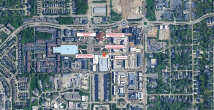 4 Carter Grn, Carmel, IN - AERIAL  map view