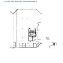 2100 Golf Rd, Rolling Meadows, IL for lease Floor Plan- Image 2 of 2