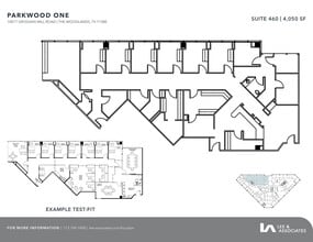 10077 Grogans Mill Rd, The Woodlands, TX à louer Plan d’étage- Image 1 de 2
