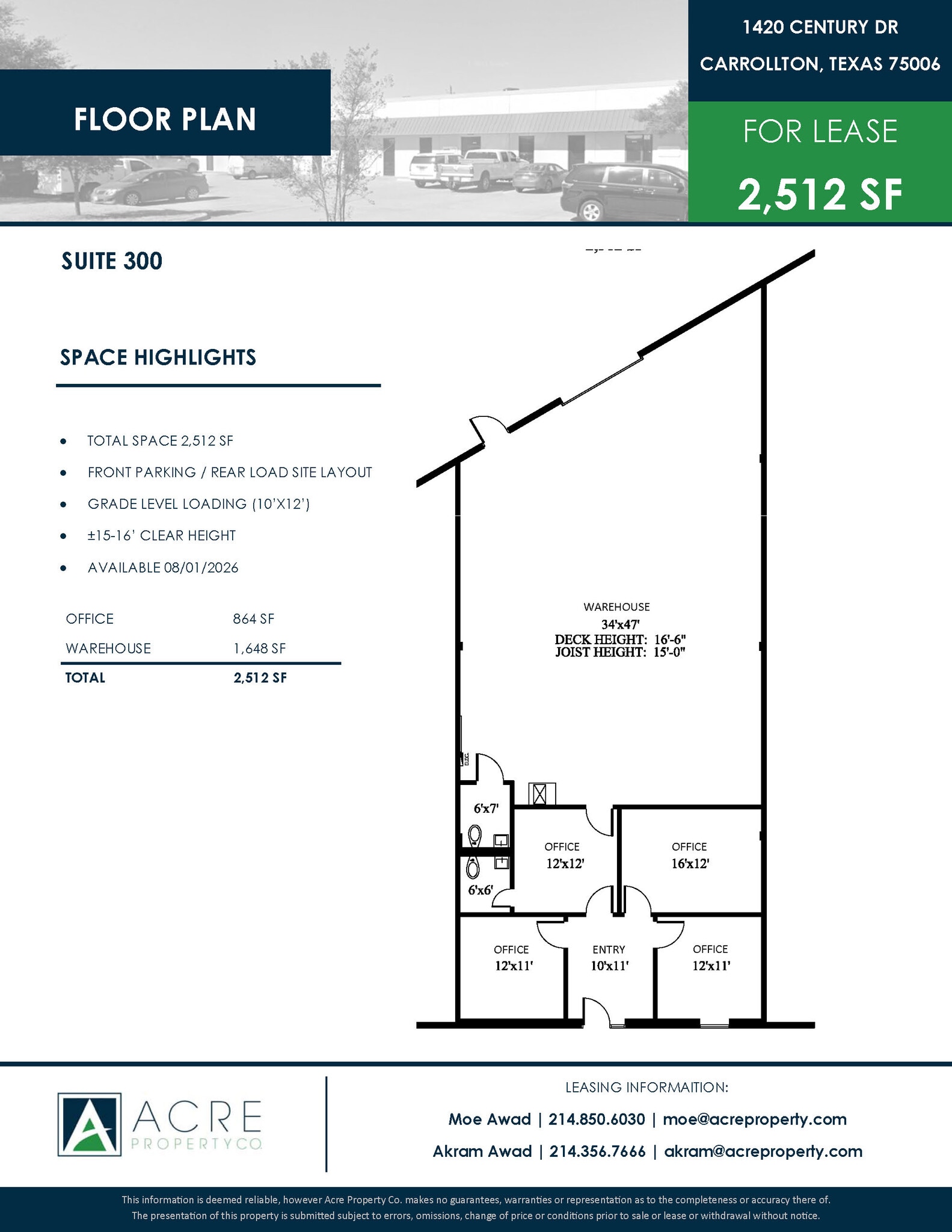 1420 Century Dr, Carrollton, TX à louer Photo intérieure- Image 1 de 1