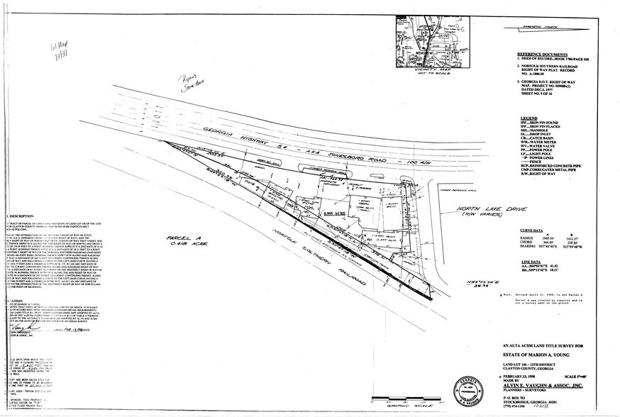 5936 Jonesboro Rd, Morrow, GA à louer - Plan de site - Image 2 de 7