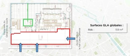 100-110 Esplanade Du Général De Gaulle, Courbevoie for lease Site Plan- Image 2 of 3