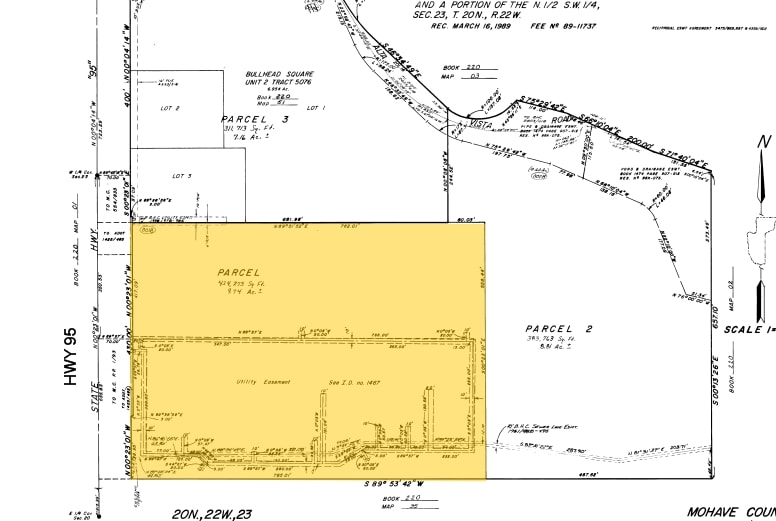 2250 S Highway 95, Bullhead City, AZ à louer - Plan cadastral - Image 3 de 4