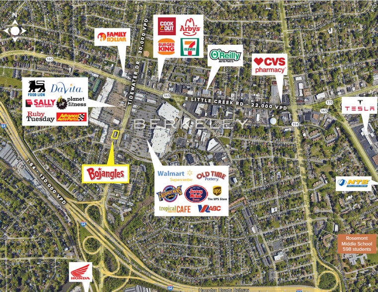 7519 Tidewater Dr, Norfolk, VA à vendre - Photo du bâtiment - Image 2 de 3