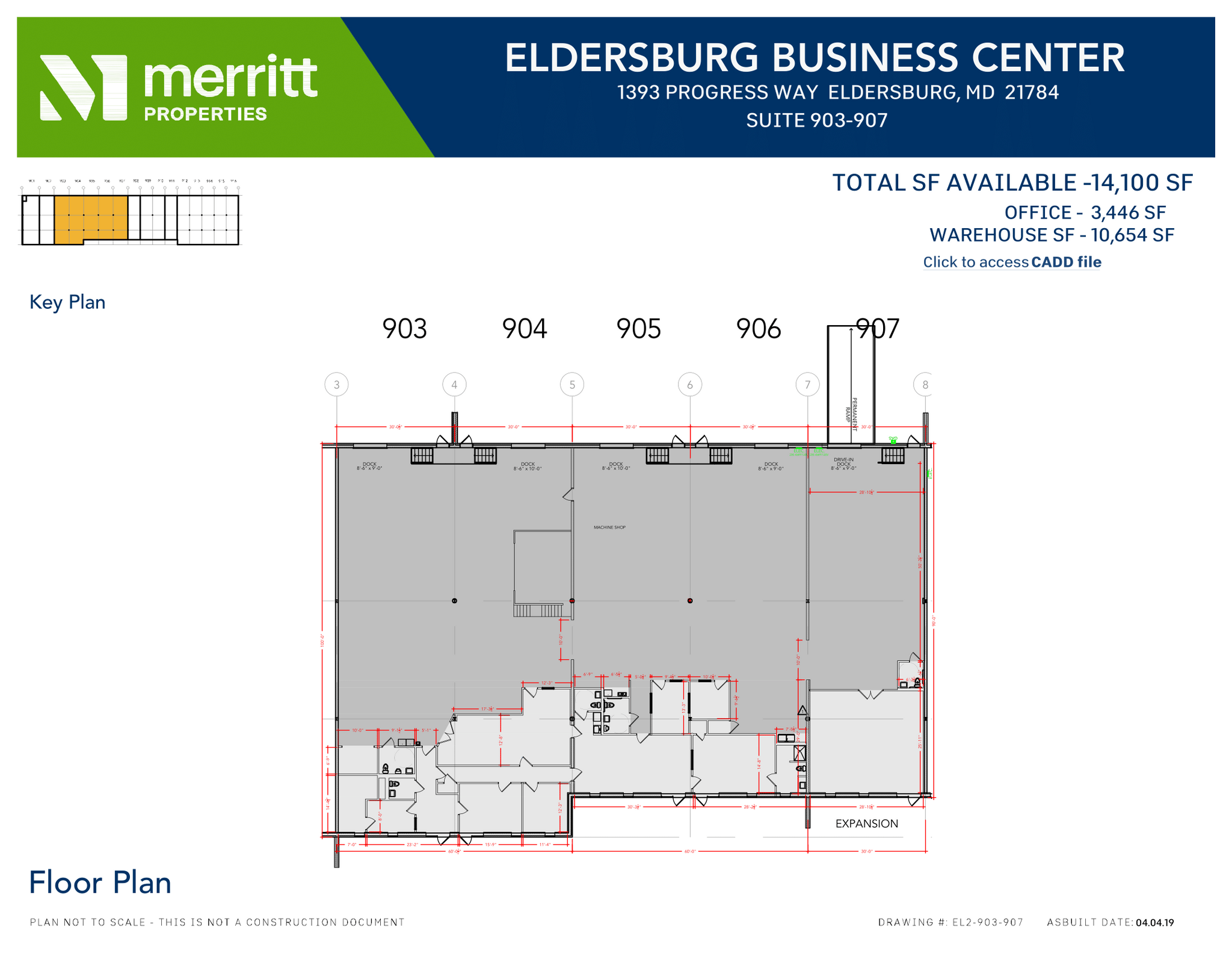 1393 Progress Way, Eldersburg, MD for lease Floor Plan- Image 1 of 1